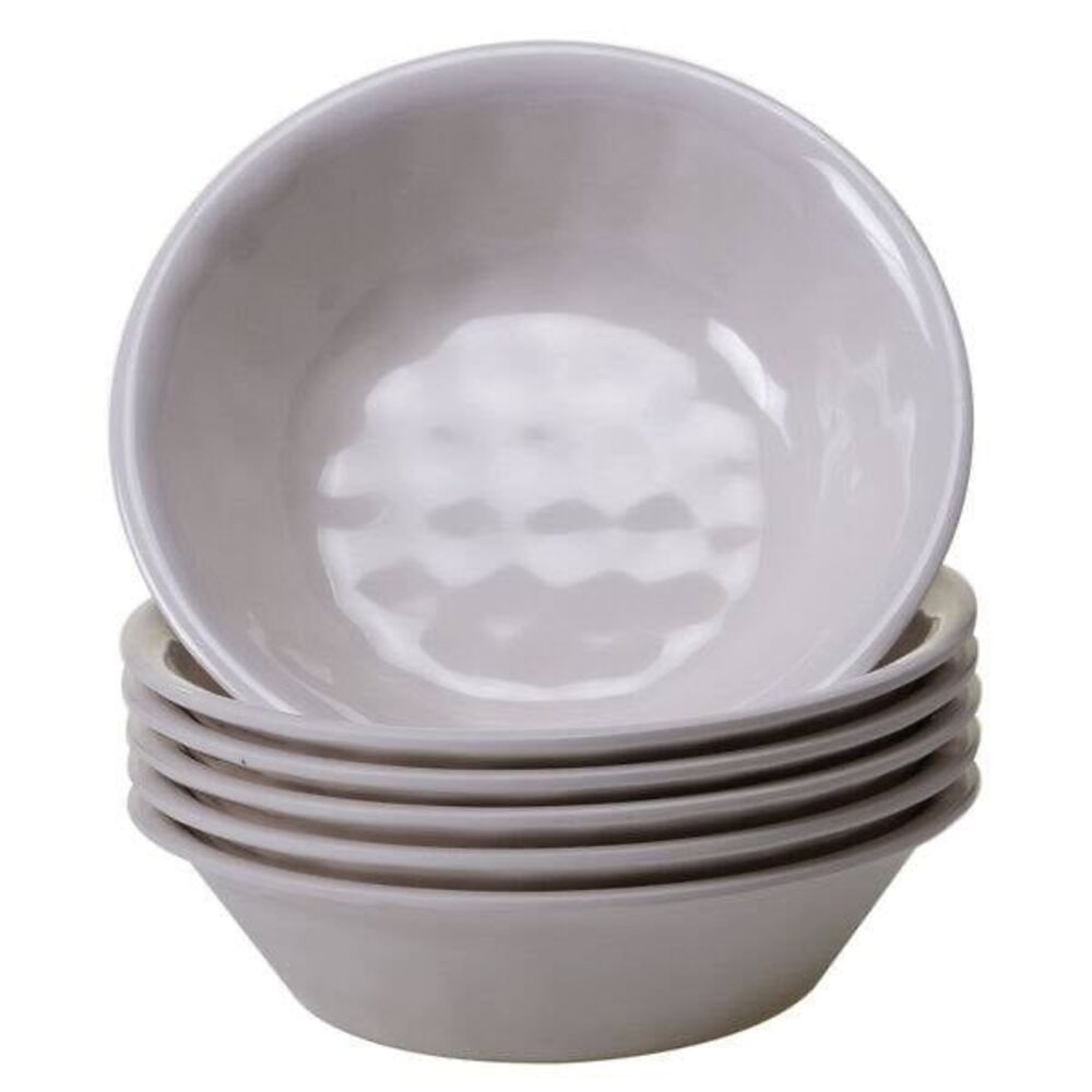 Set of 8 Certified International Solid Cream All-purpose Bowls